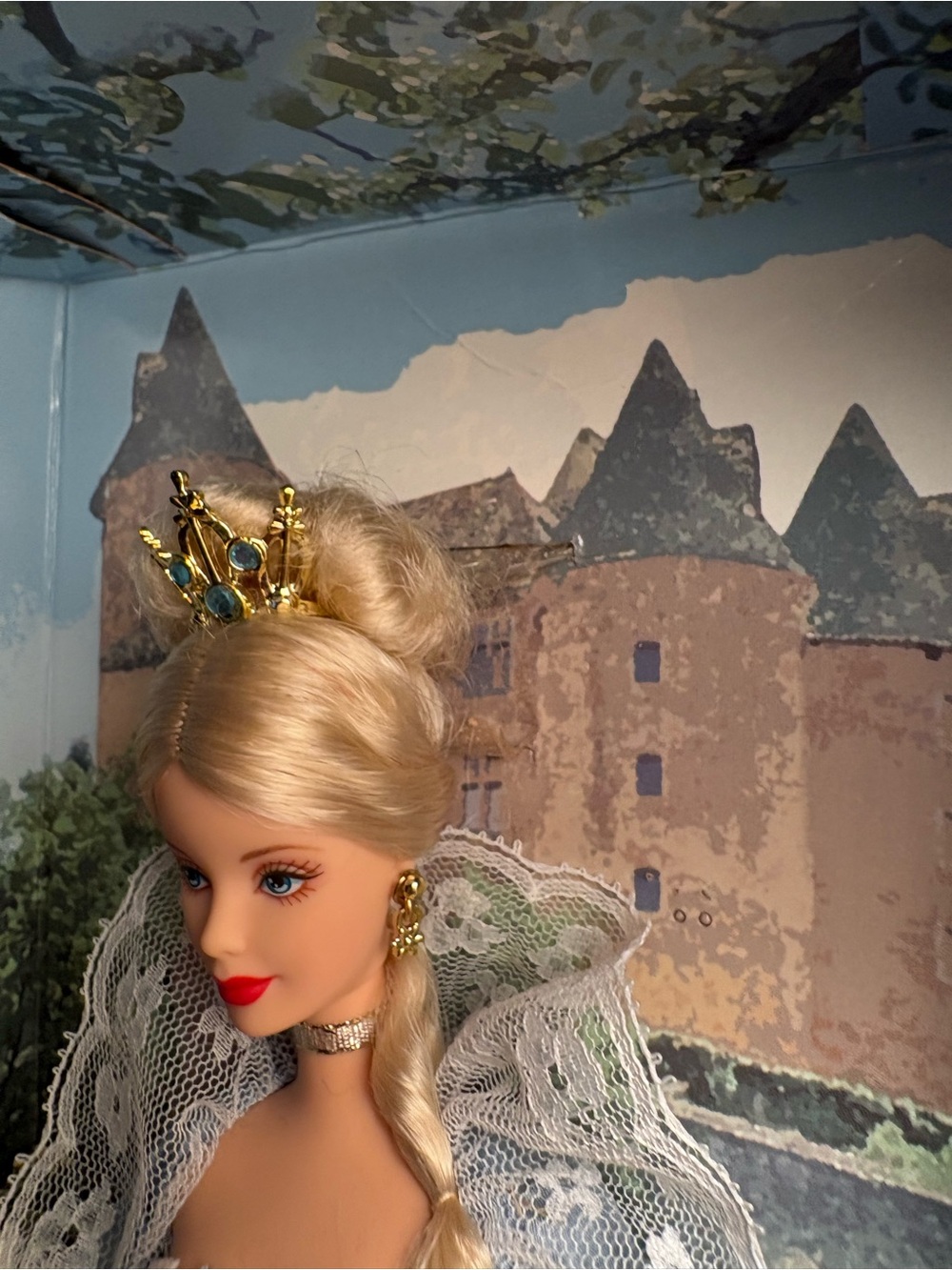 Barbie Pale Blue and Cream Princess Doll - Picture 5 of 6